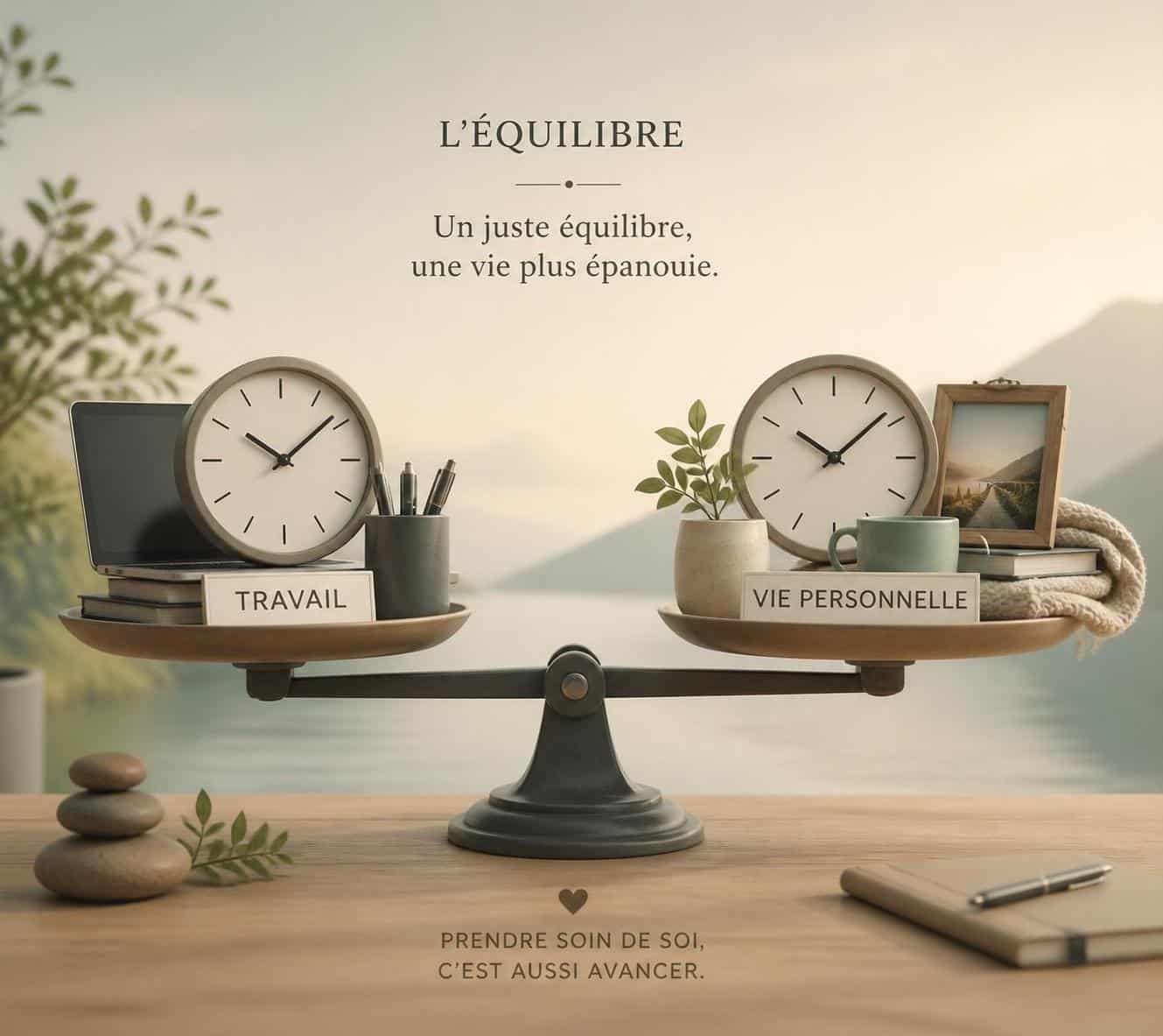 d&eacute;couvrez des conseils pratiques pour &eacute;quilibrer durablement votre vie professionnelle et personnelle, et am&eacute;liorer votre bien-&ecirc;tre au quotidien.