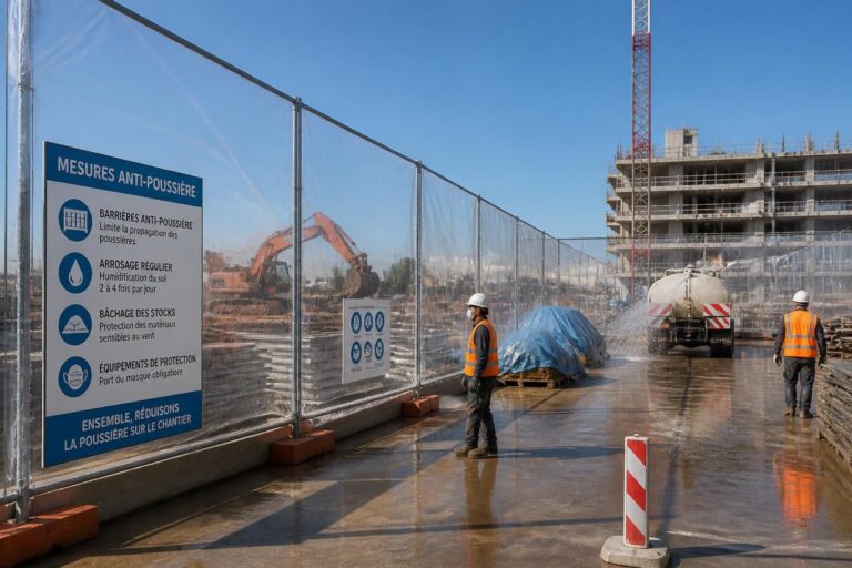 découvrez des conseils pratiques pour réduire efficacement la poussière lors de vos chantiers et assurer un environnement de travail propre et sain.