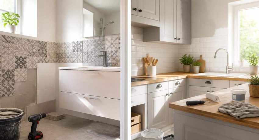découvrez des astuces efficaces pour une rénovation rapide de votre salle de bain ou cuisine, alliant praticité et style en un temps réduit.